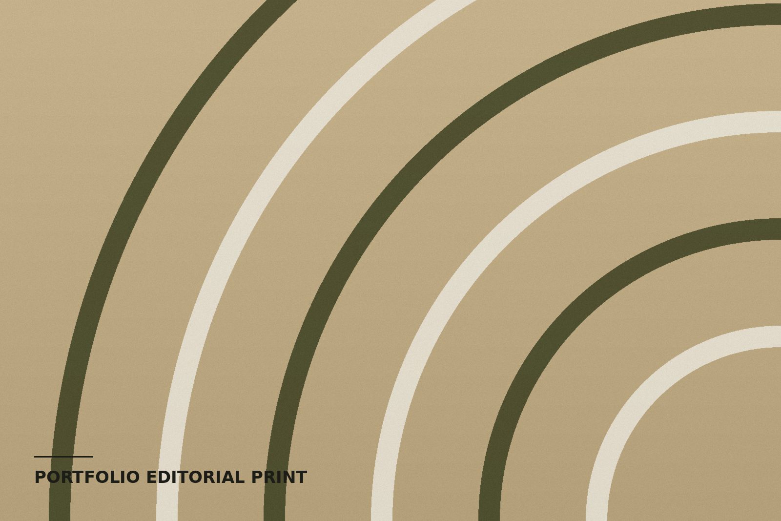 Editorial print design project